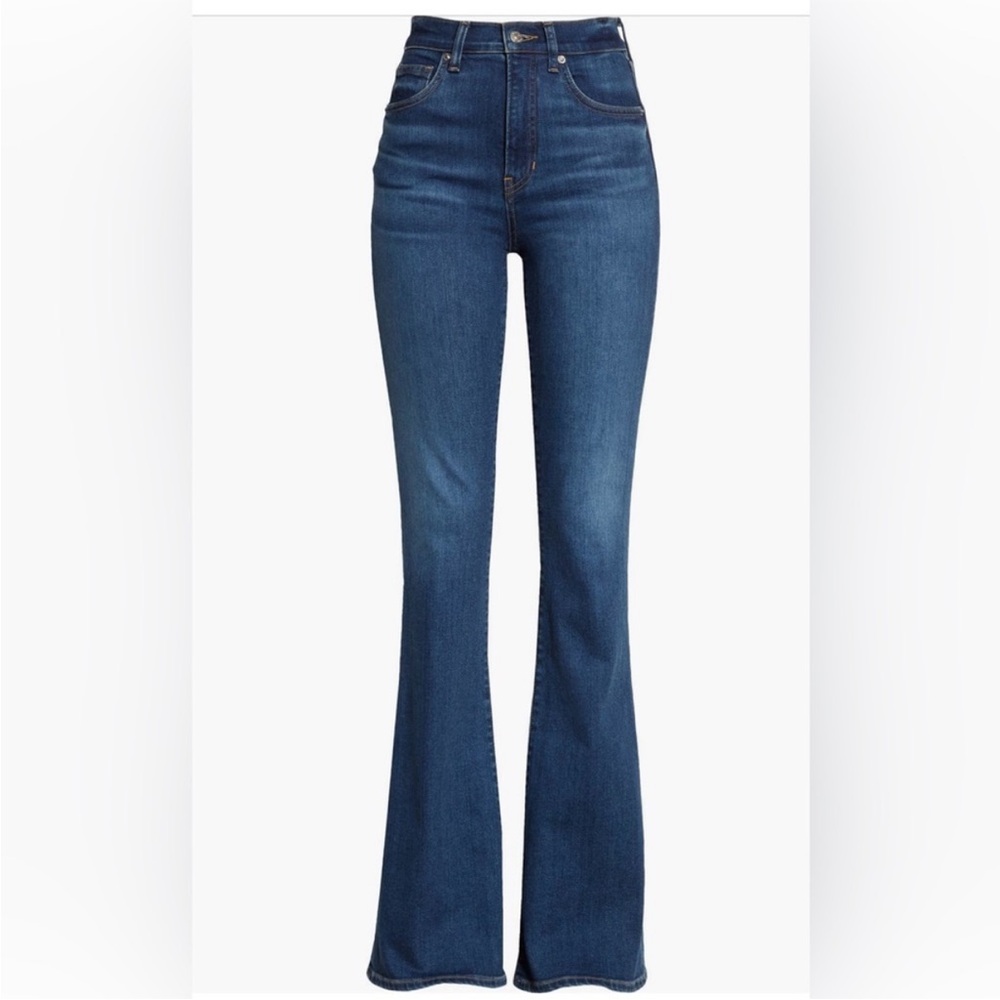 Veronica Beard Beverly High Waist Flare, Mineral Blue wash, EUC, 26